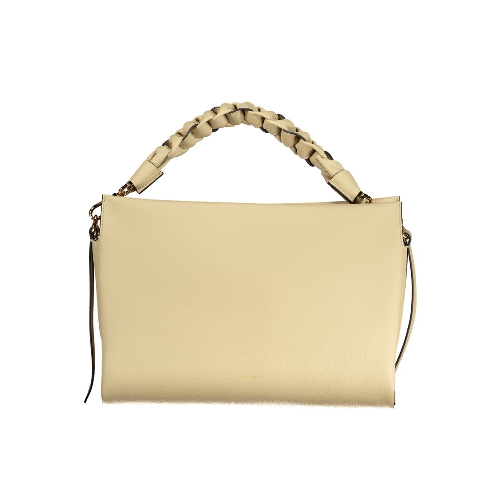 Coccinelle Beige Leather Women Women's Handbag