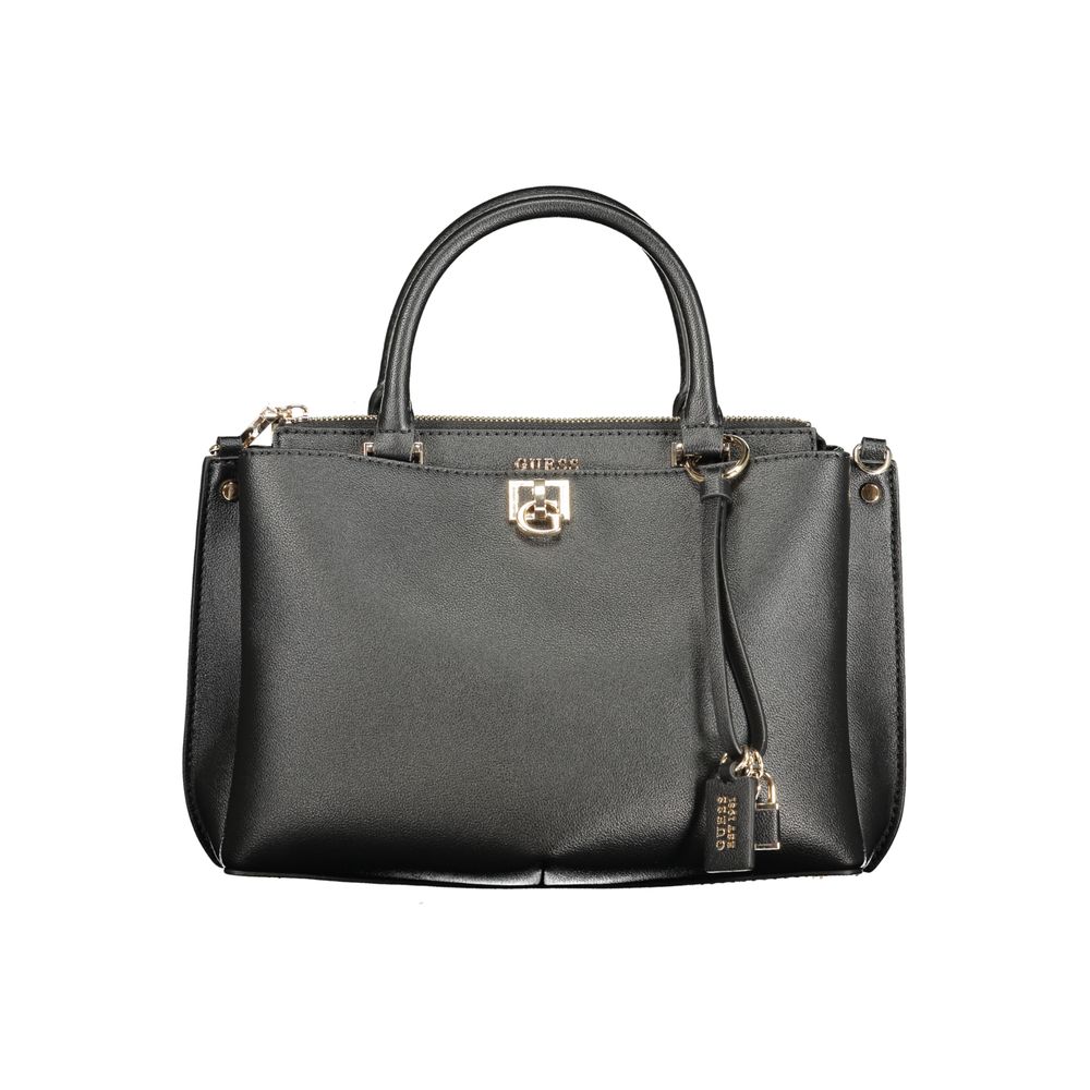 Guess Jeans Black Polyurethane Women Women's Handbag