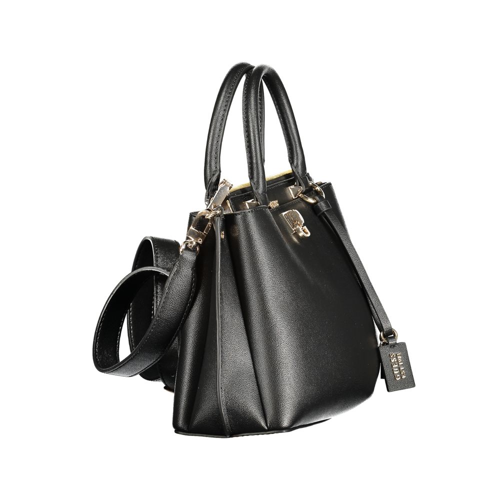 Guess Jeans Black Polyurethane Women Women's Handbag