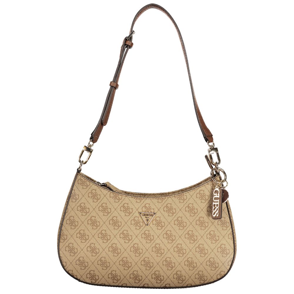 Guess Jeans Beige Polyurethane Women Women's Handbag