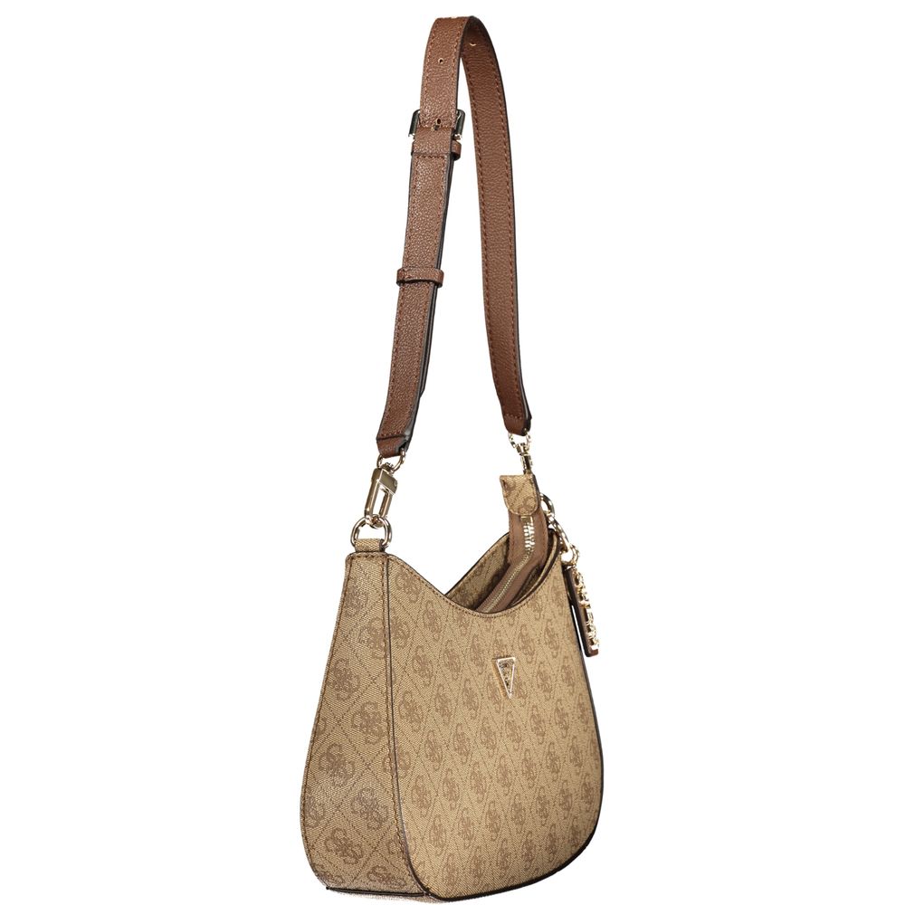 Guess Jeans Beige Polyurethane Women Women's Handbag