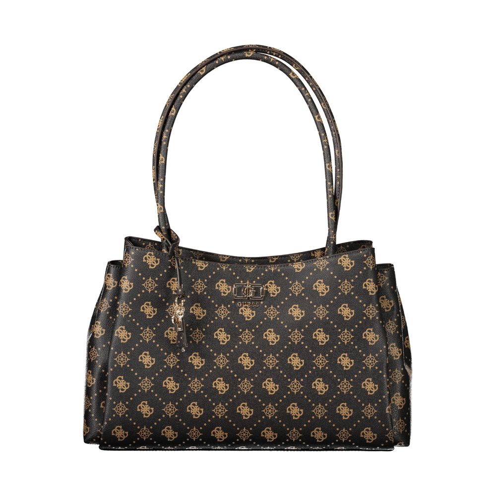 Guess Jeans Marrone Polyurethane Women Women's Handbag