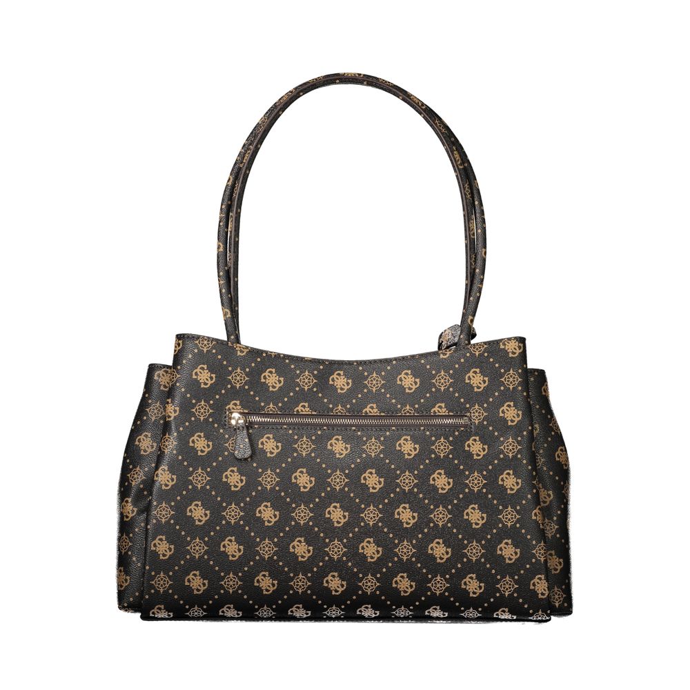 Guess Jeans Marrone Polyurethane Women Women's Handbag