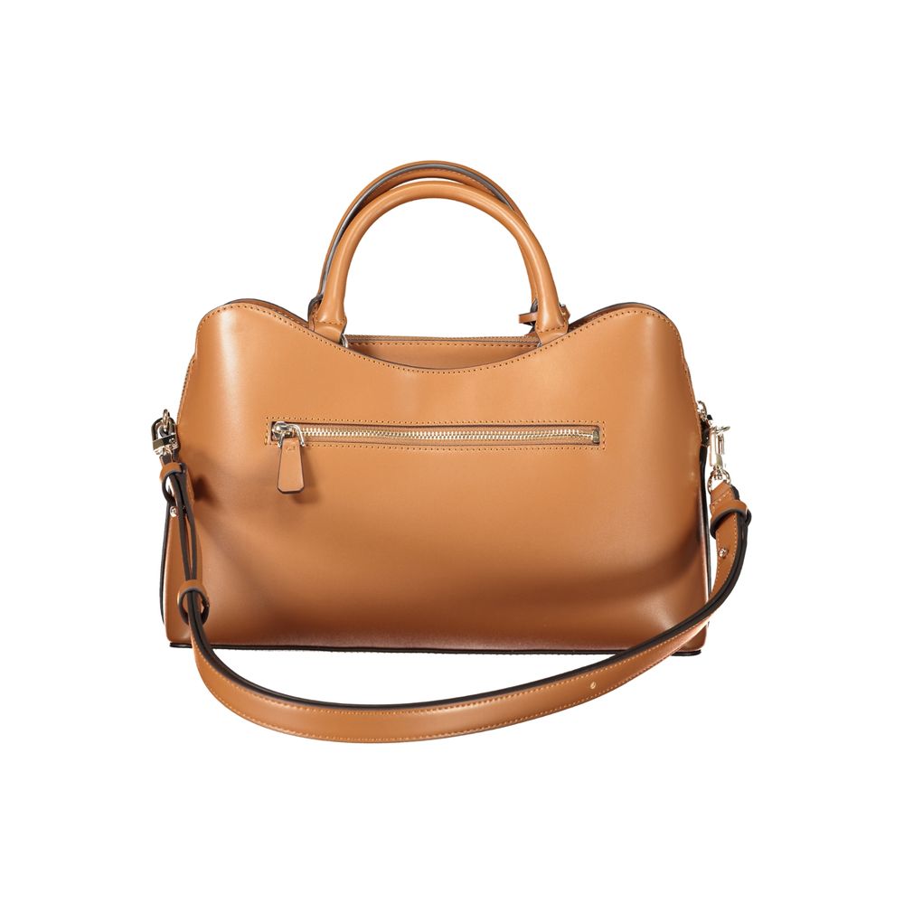 Guess Jeans Marrone Poliuretano Women Women's Handbag
