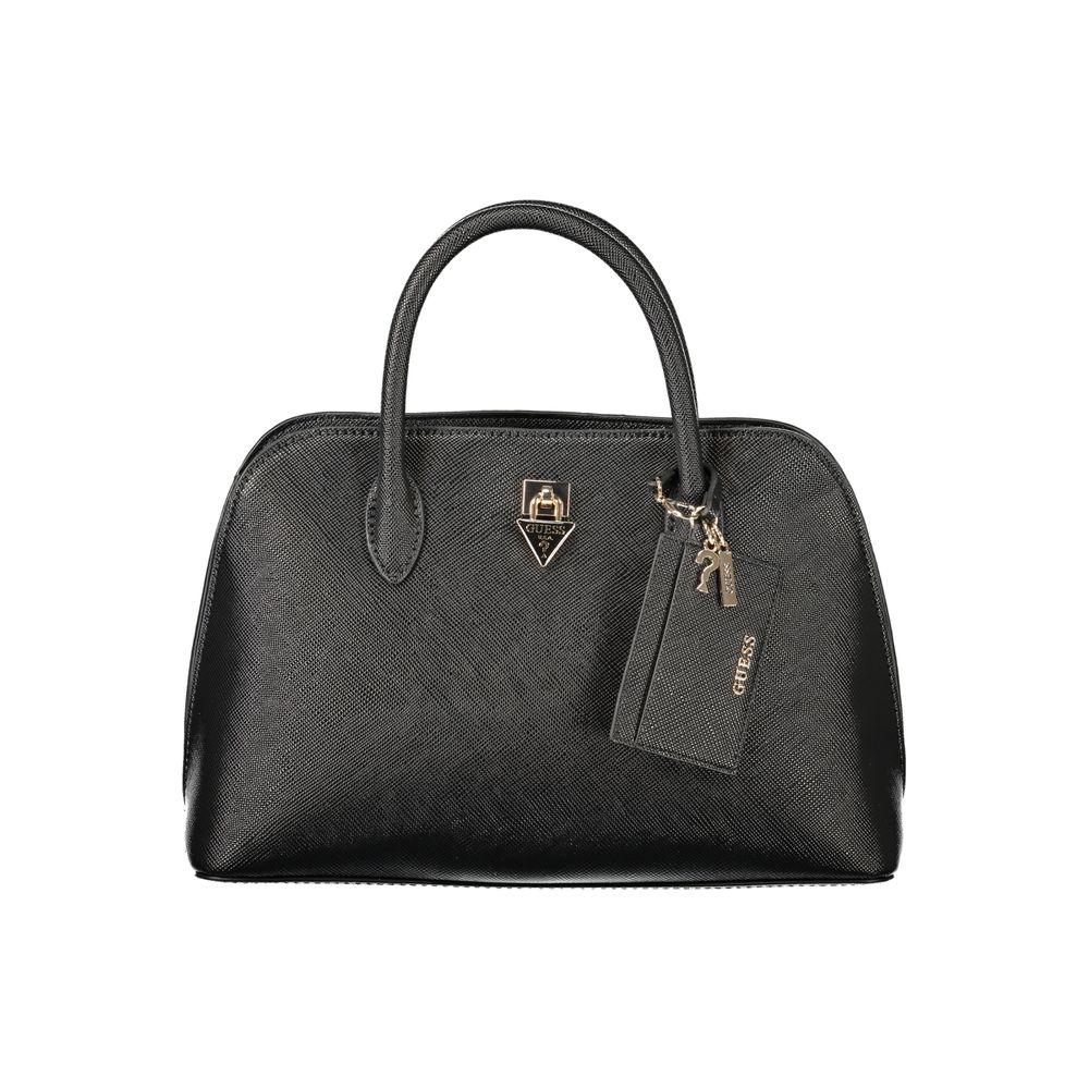Guess Jeans Black Polyurethane Women Women's Handbag