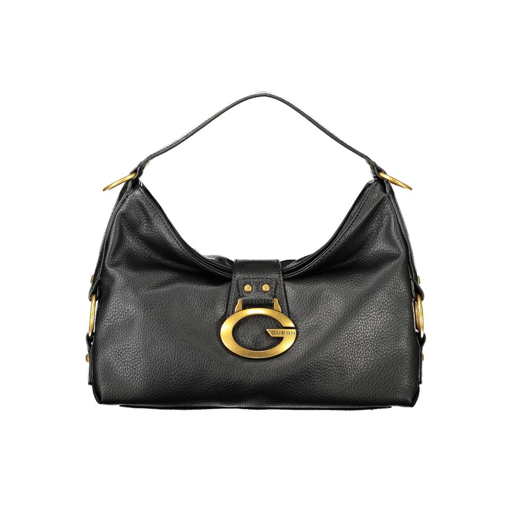 Guess Jeans Nero Poliuretano Women Women's Handbag