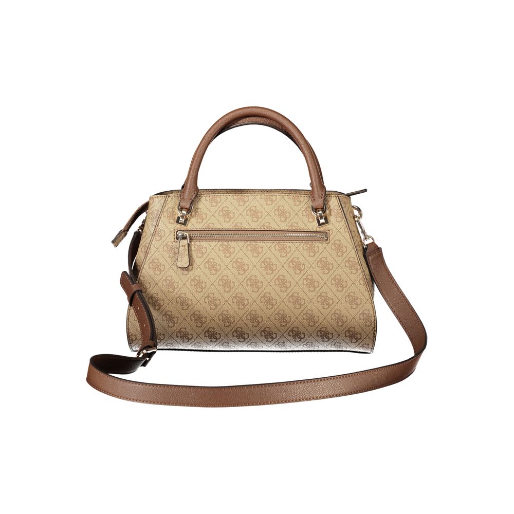 Guess Jeans Beige Polyurethane Women Women's Handbag