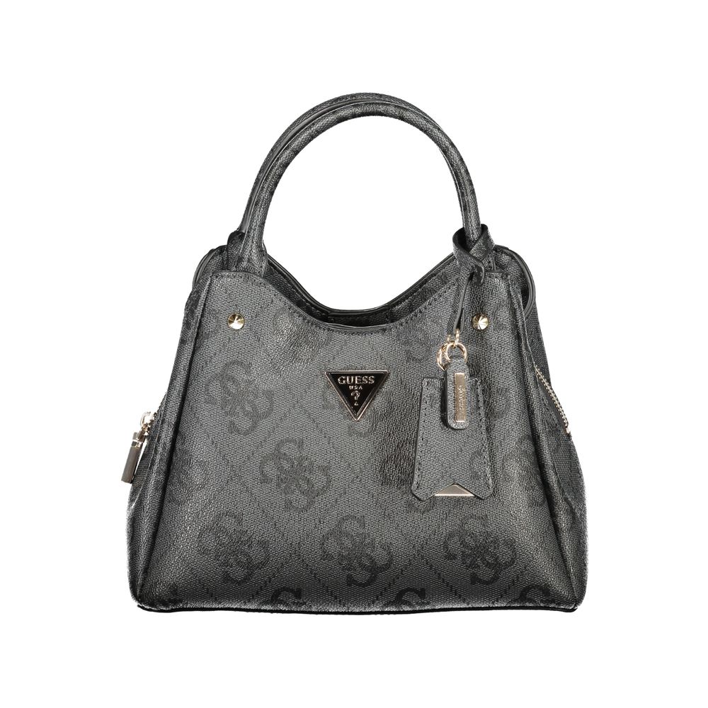 Guess Jeans Nero Poliuretano Women Women's Handbag