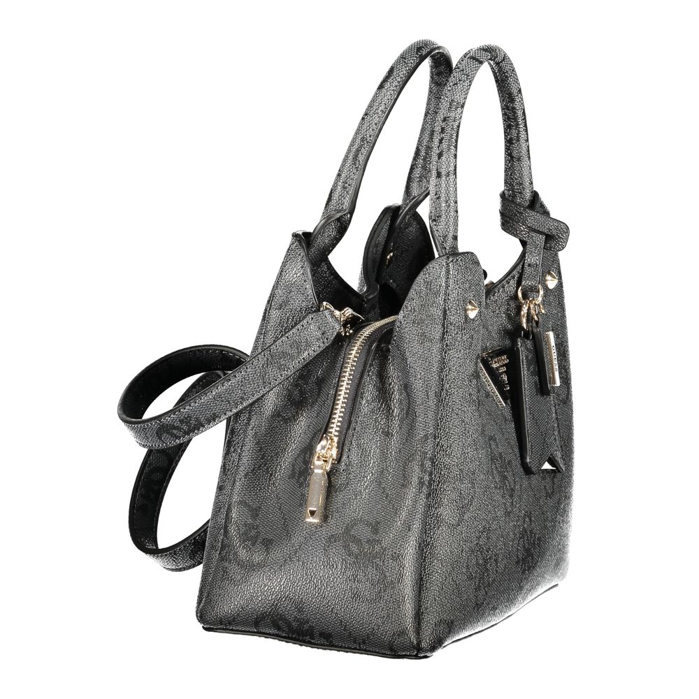 Guess Jeans Nero Poliuretano Women Women's Handbag
