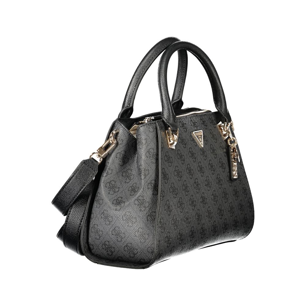 Guess Jeans Black Polyurethane Women Women's Handbag