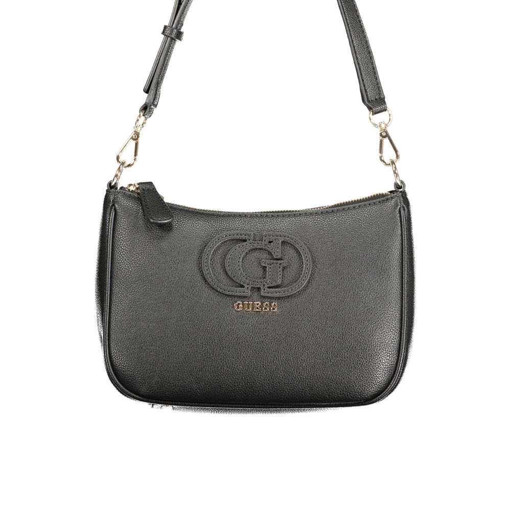 Guess Jeans Black Polyurethane Women's Women's Handbag