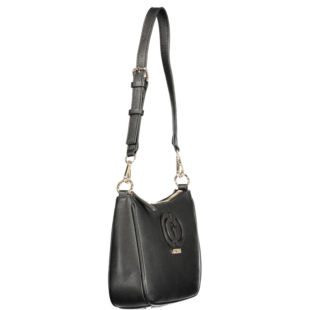 Guess Jeans Black Polyurethane Women's Women's Handbag