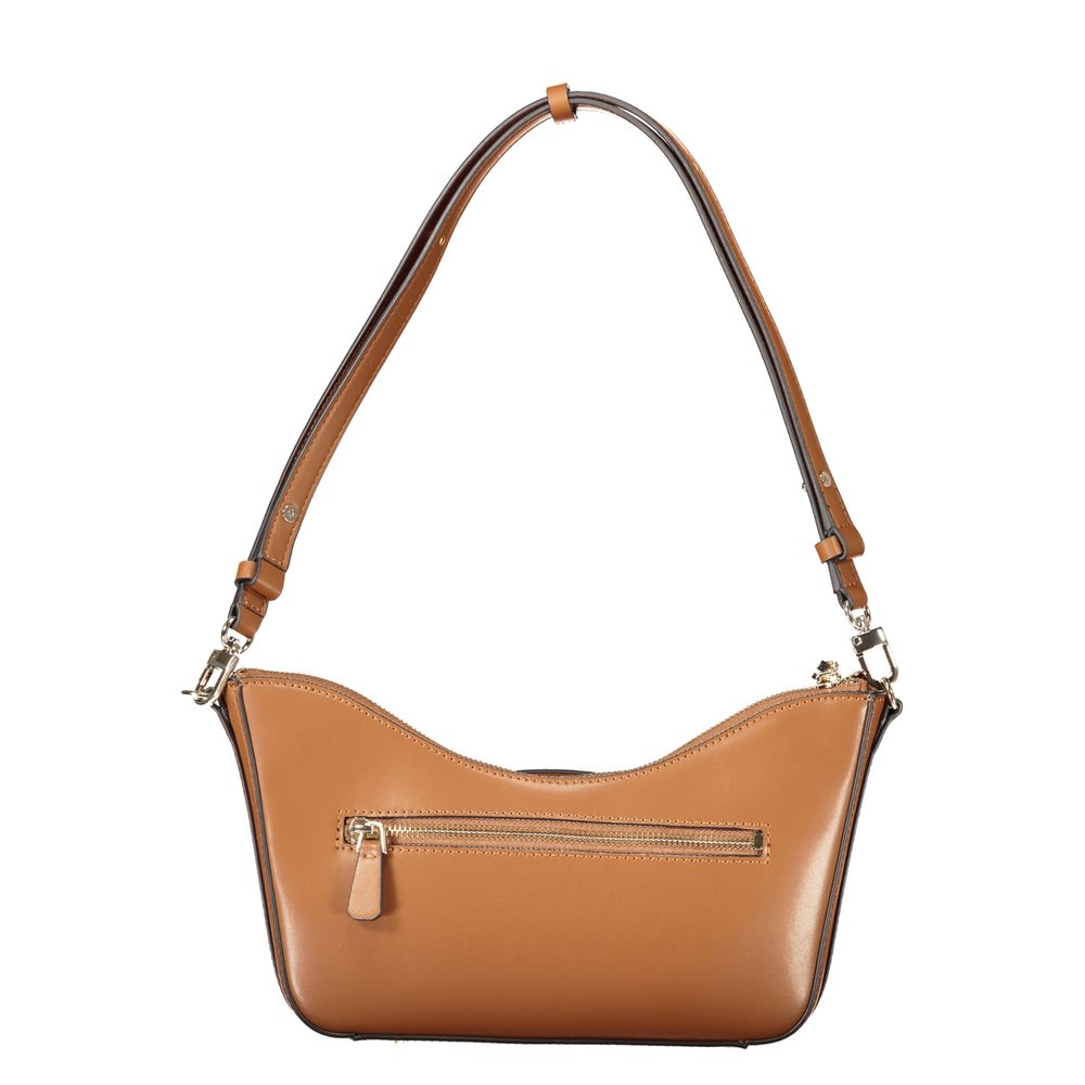 Guess Jeans Marrone Polyurethane Women Women's Handbag