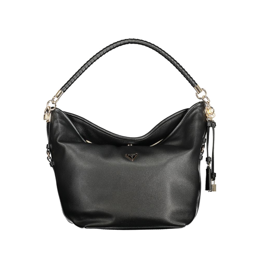 Guess Jeans Nero Polyurethane Women Shoulder Women's Bag