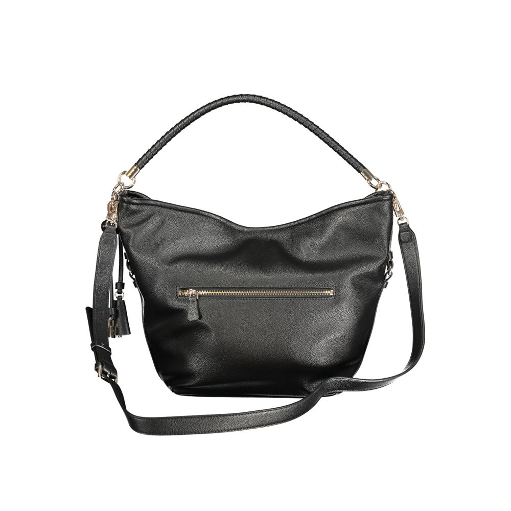 Guess Jeans Nero Polyurethane Women Shoulder Women's Bag