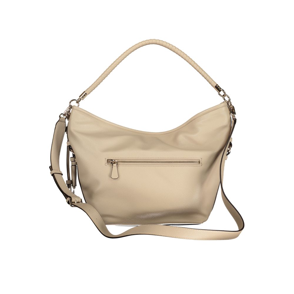 Guess Jeans Beige Polyurethane Women Women's Handbag