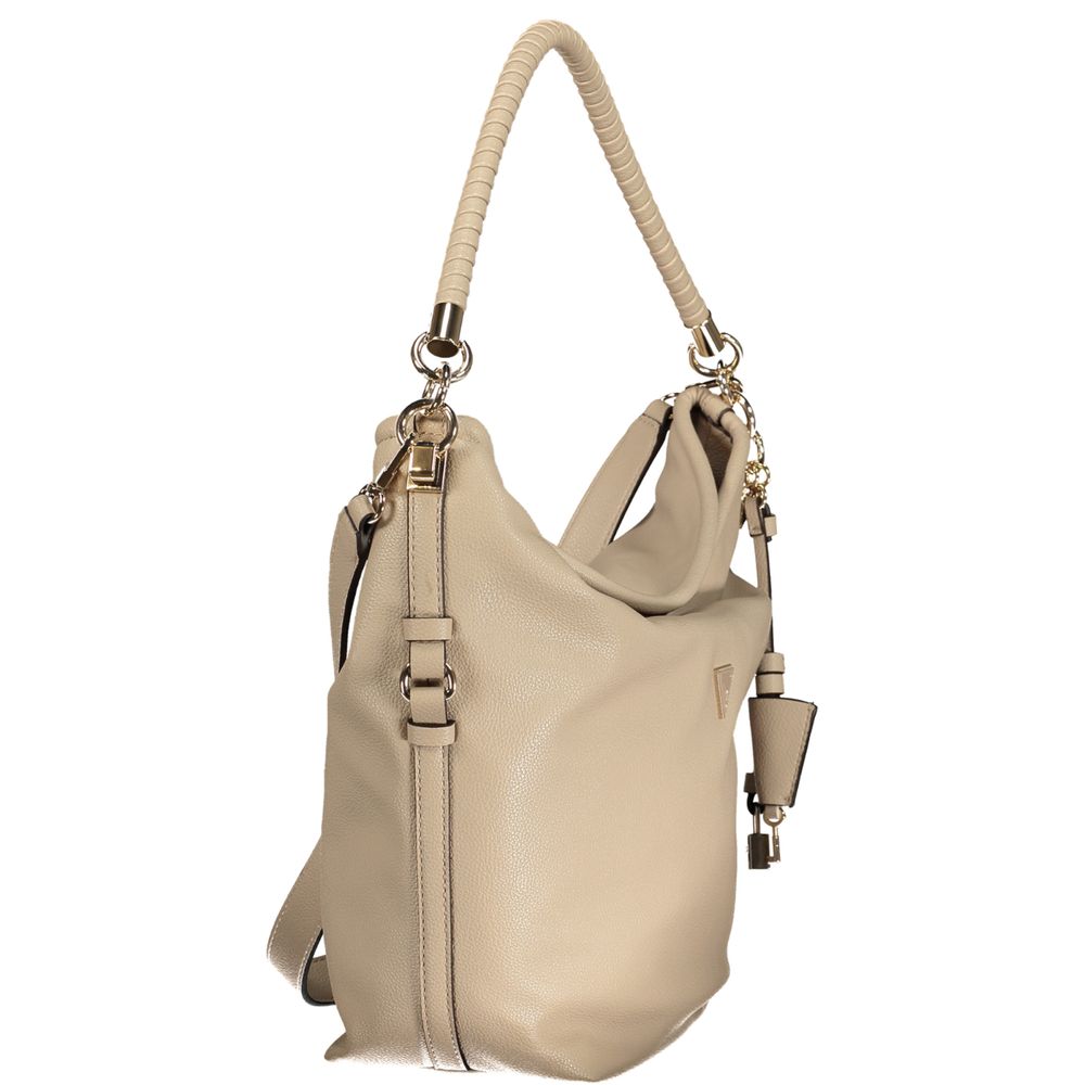 Guess Jeans Beige Polyurethane Women Women's Handbag