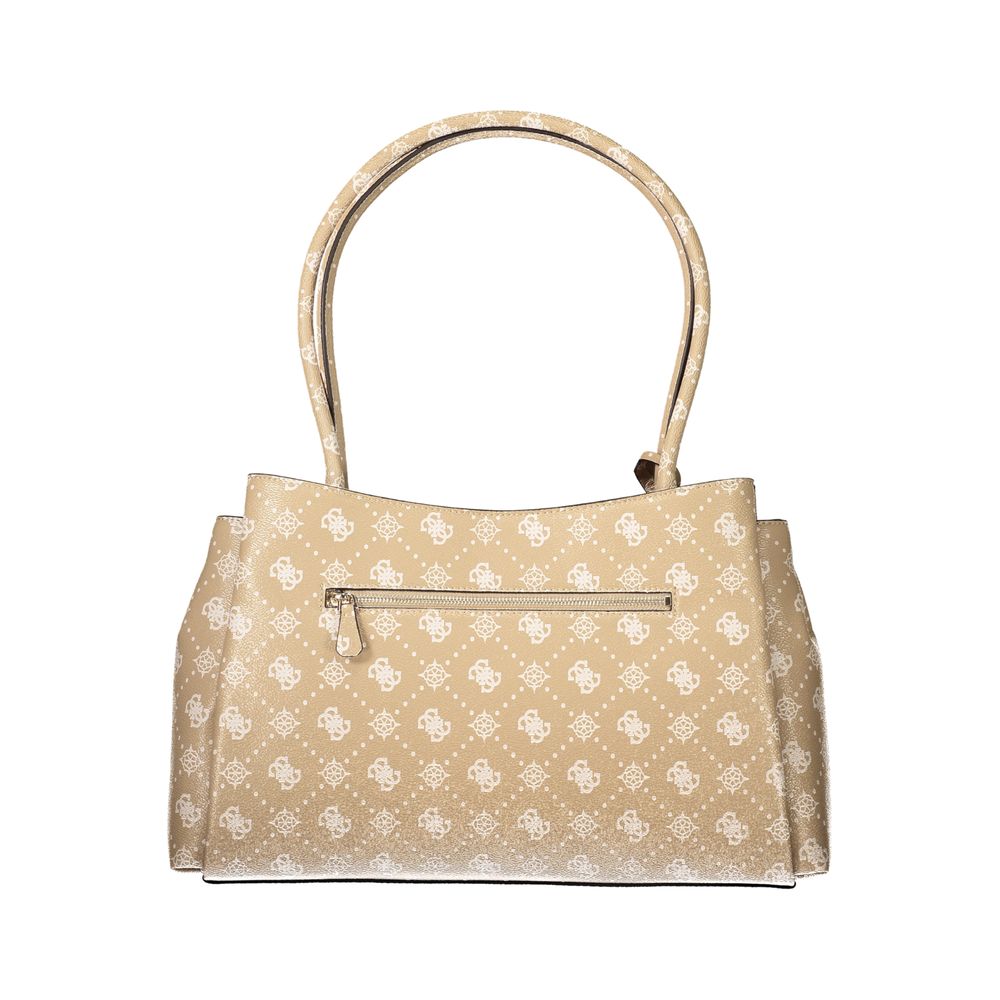 Guess Jeans Beige Polyurethane Women Women's Handbag
