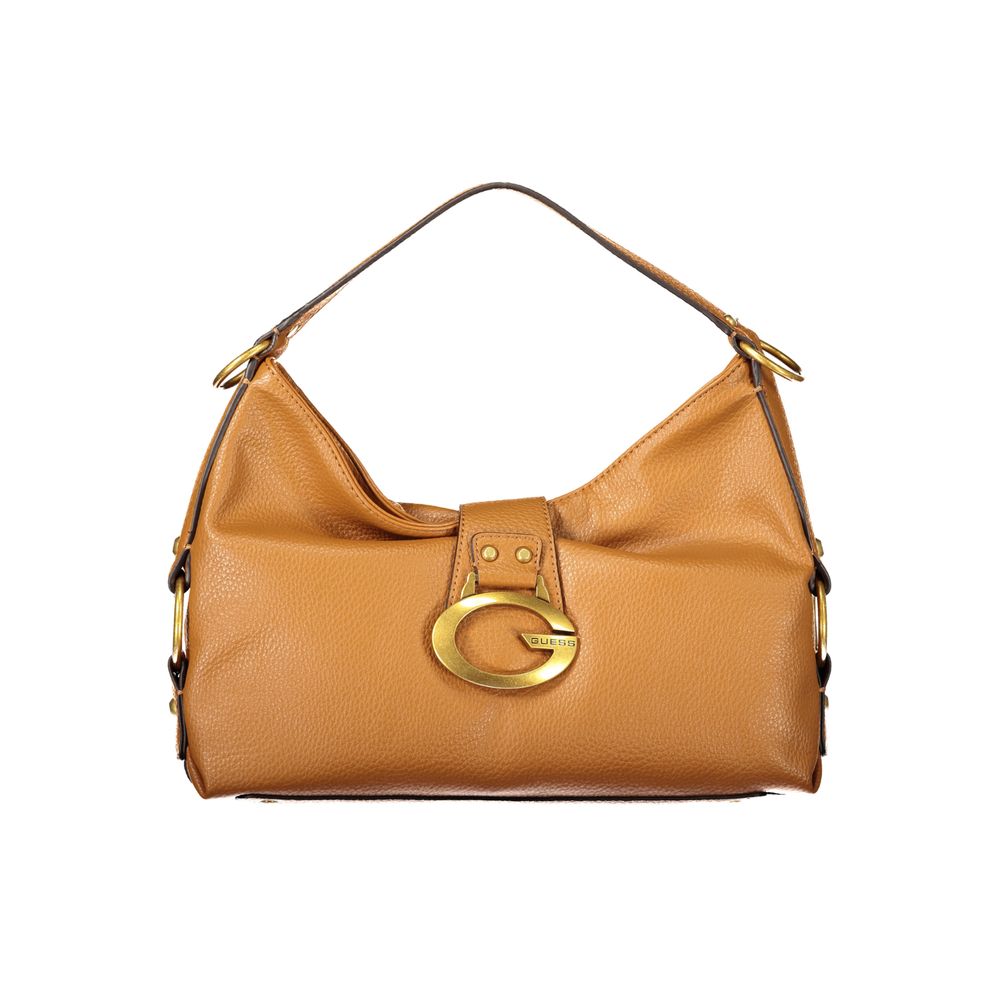 Guess Jeans Marrone Polyurethane Women Women's Handbag