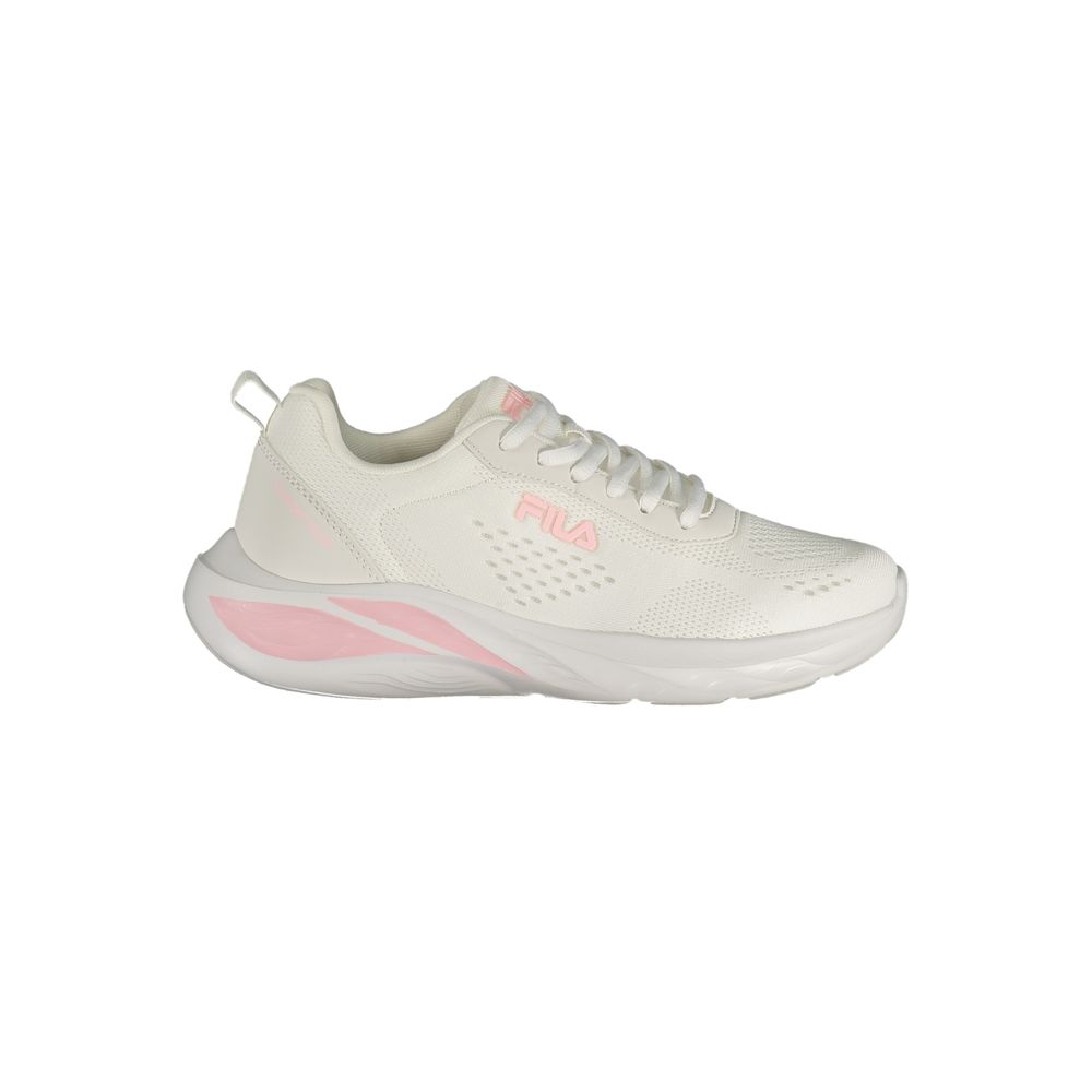 Fila White Polyester Women's Women's Sneakers