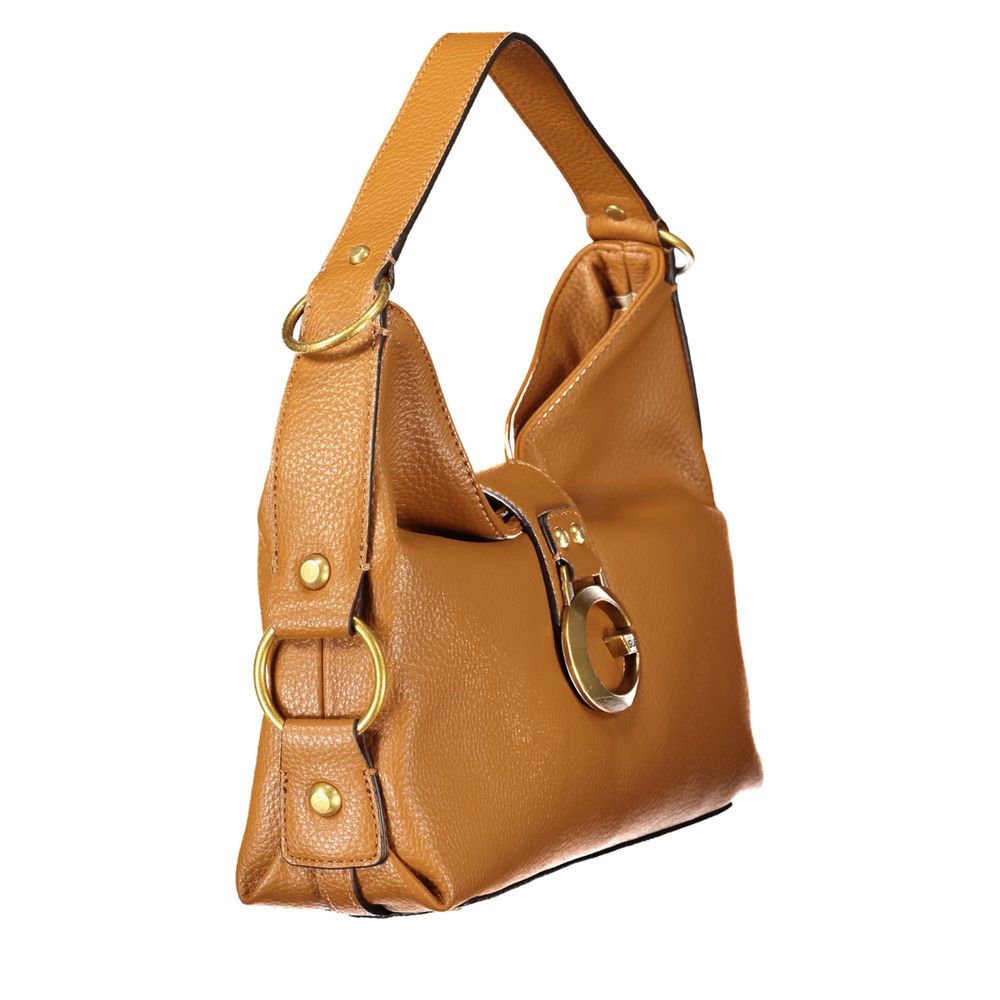 Guess Jeans Marrone Polyurethane Women Women's Handbag