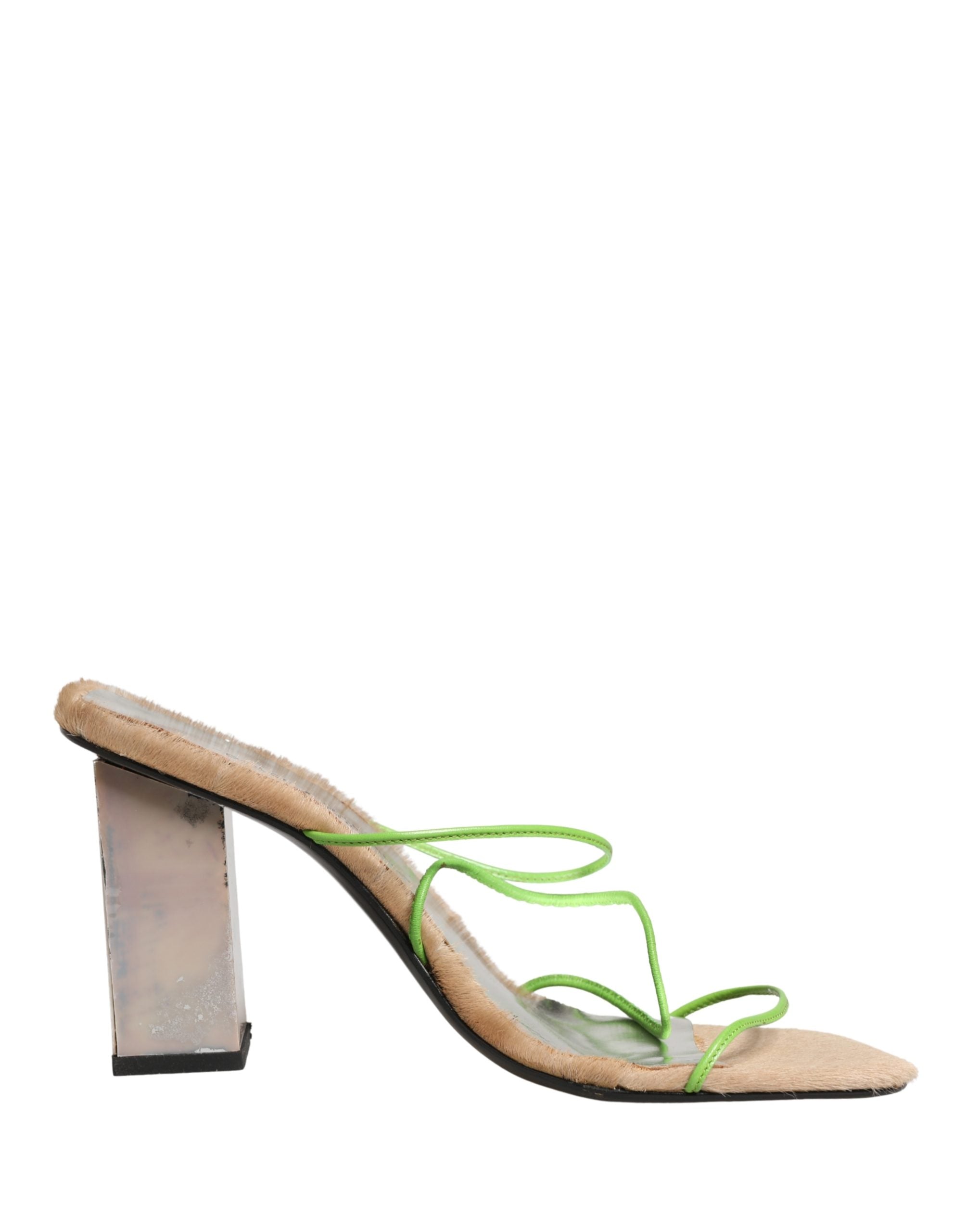 Dolce & Gabbana Multicolor Leather Block Heels Sandals Women's Shoes (Pre-Owned)