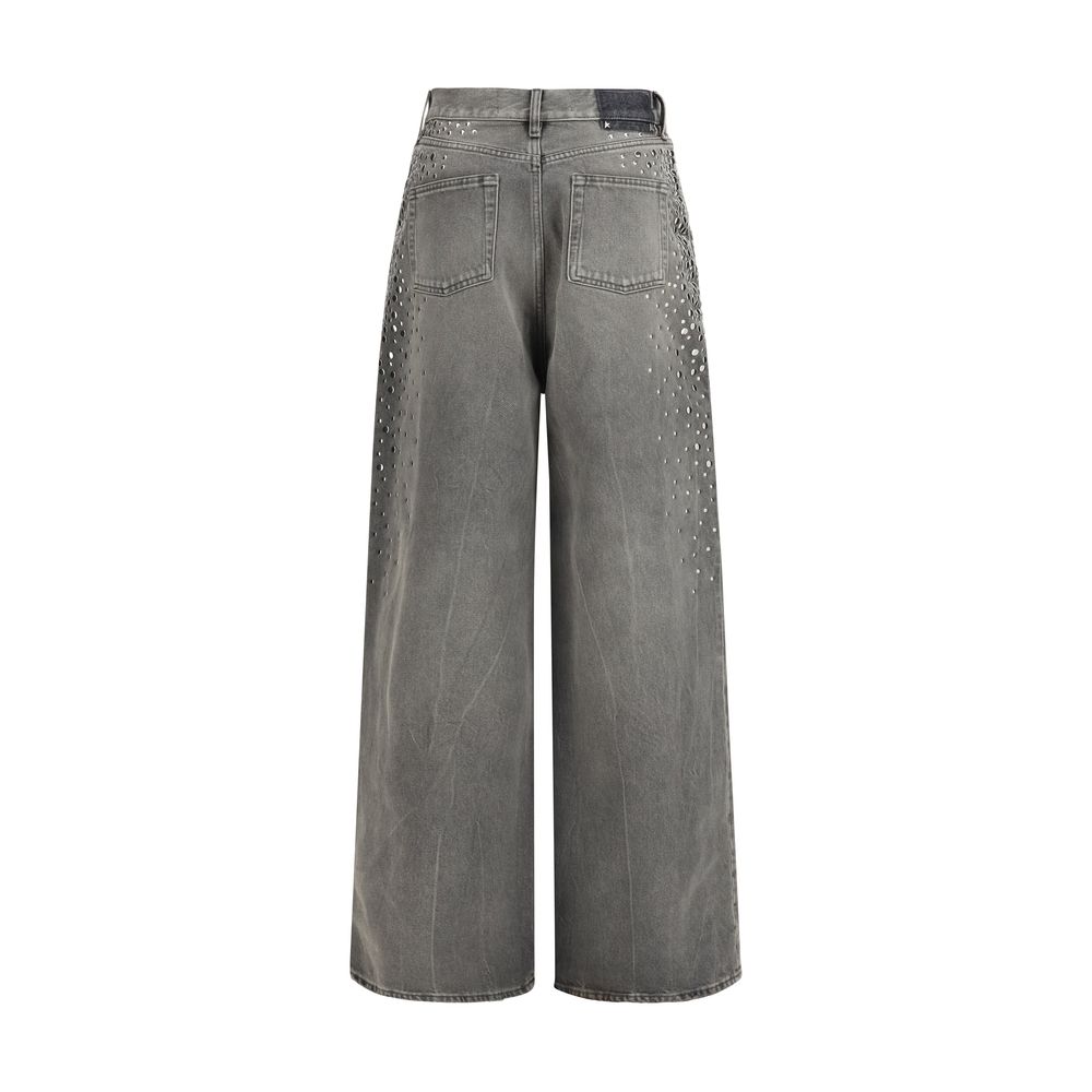 Golden Goose Gray Cotton Jeans Women's Denim