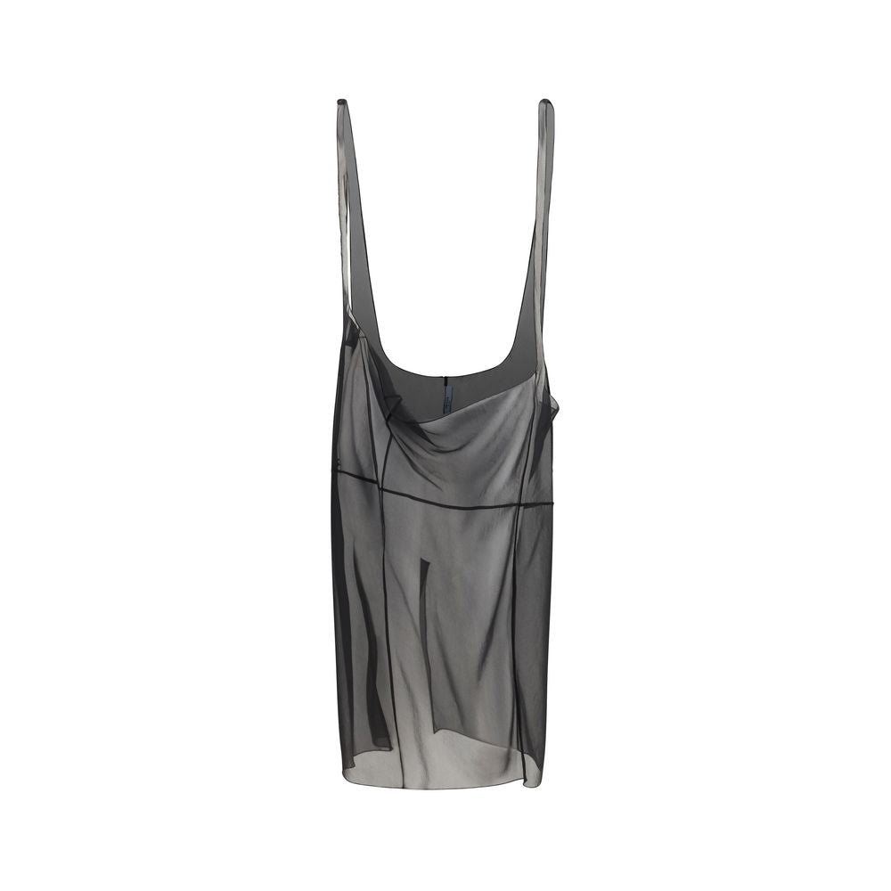 Prada Black Polyester Midi Women's Skirt