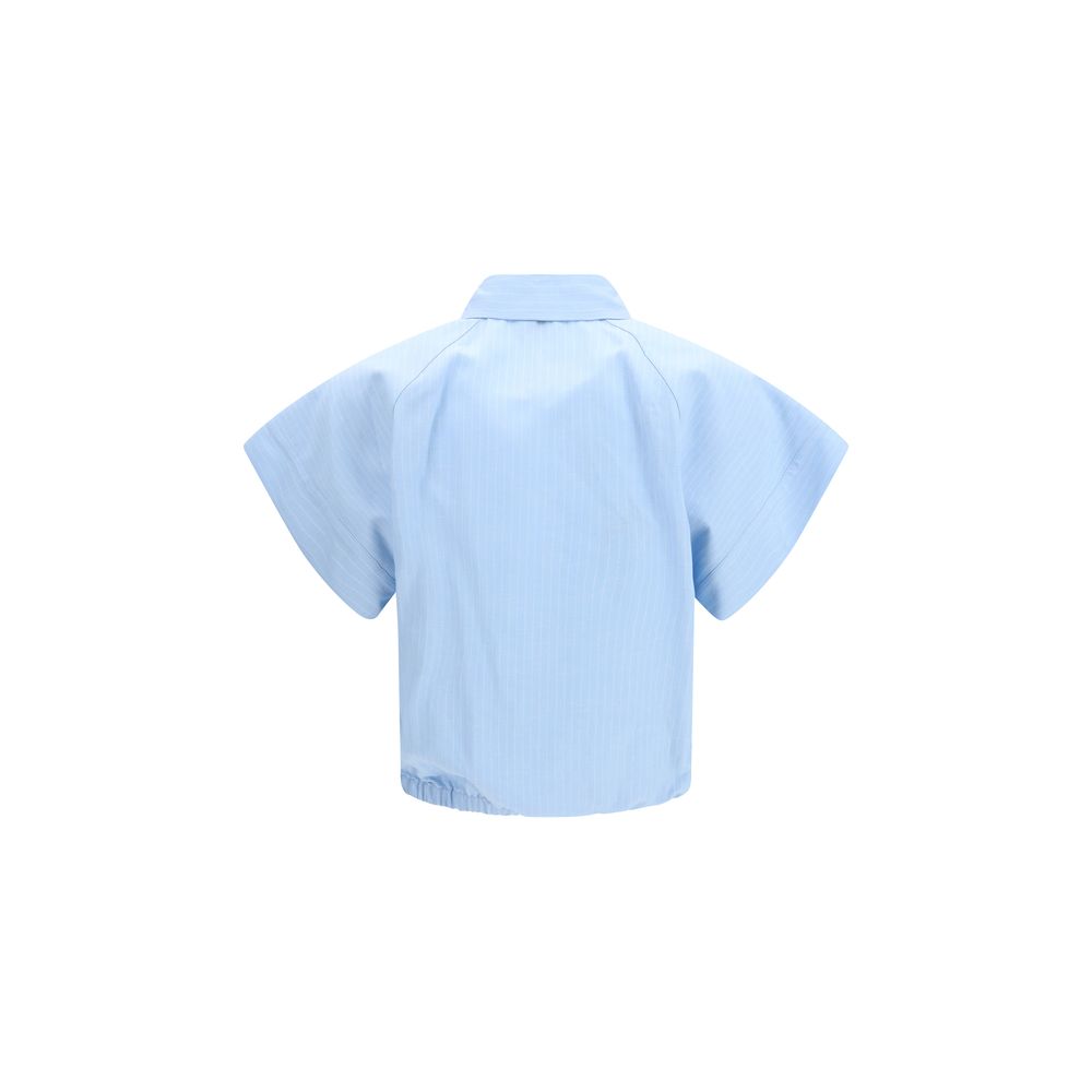 Jacob Cohen Blue Viscose Shortsleeve Women's Shirt