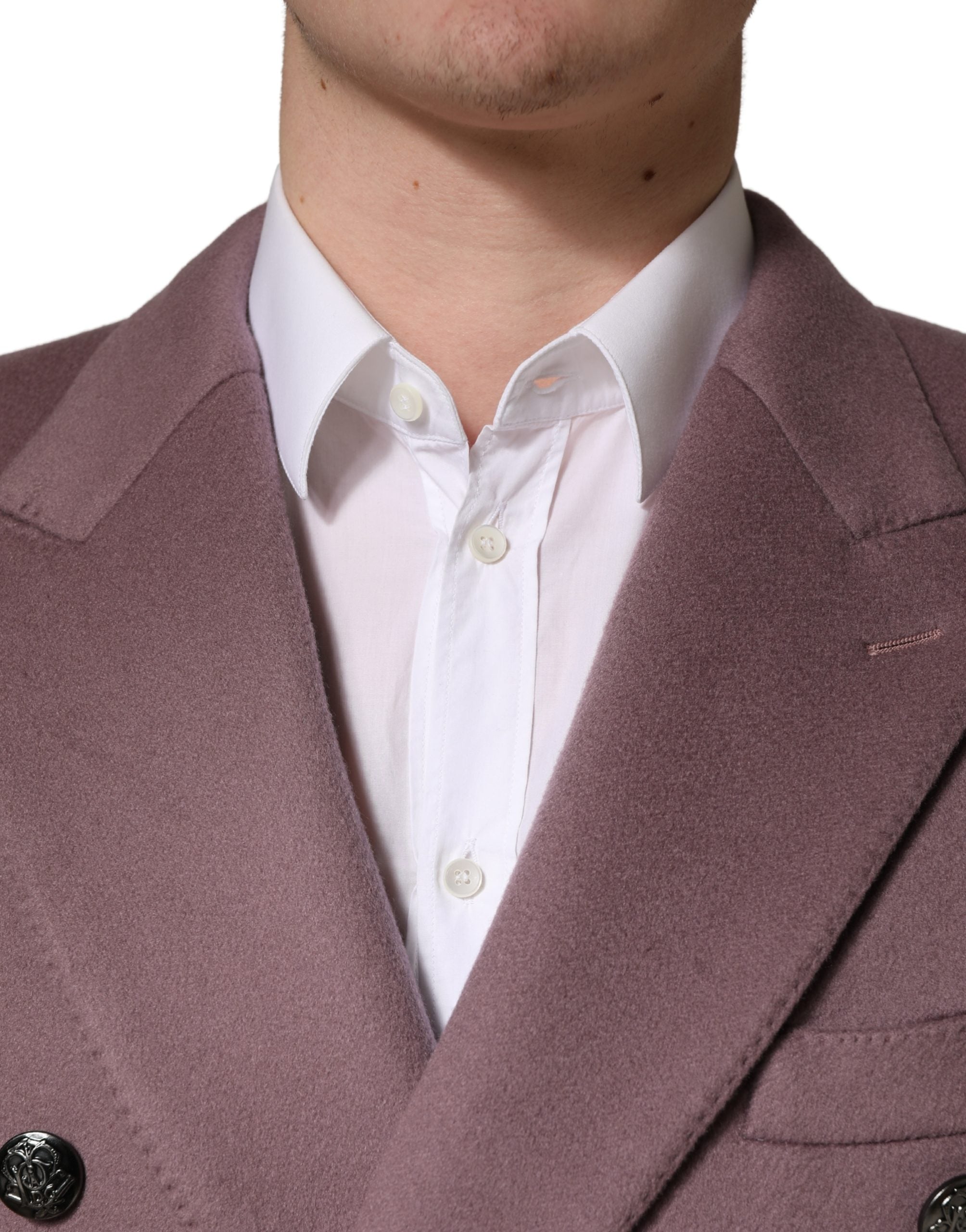 Dolce & Gabbana Brown Double Breasted Men Trench Coat Men's Jacket (Pre-Owned)