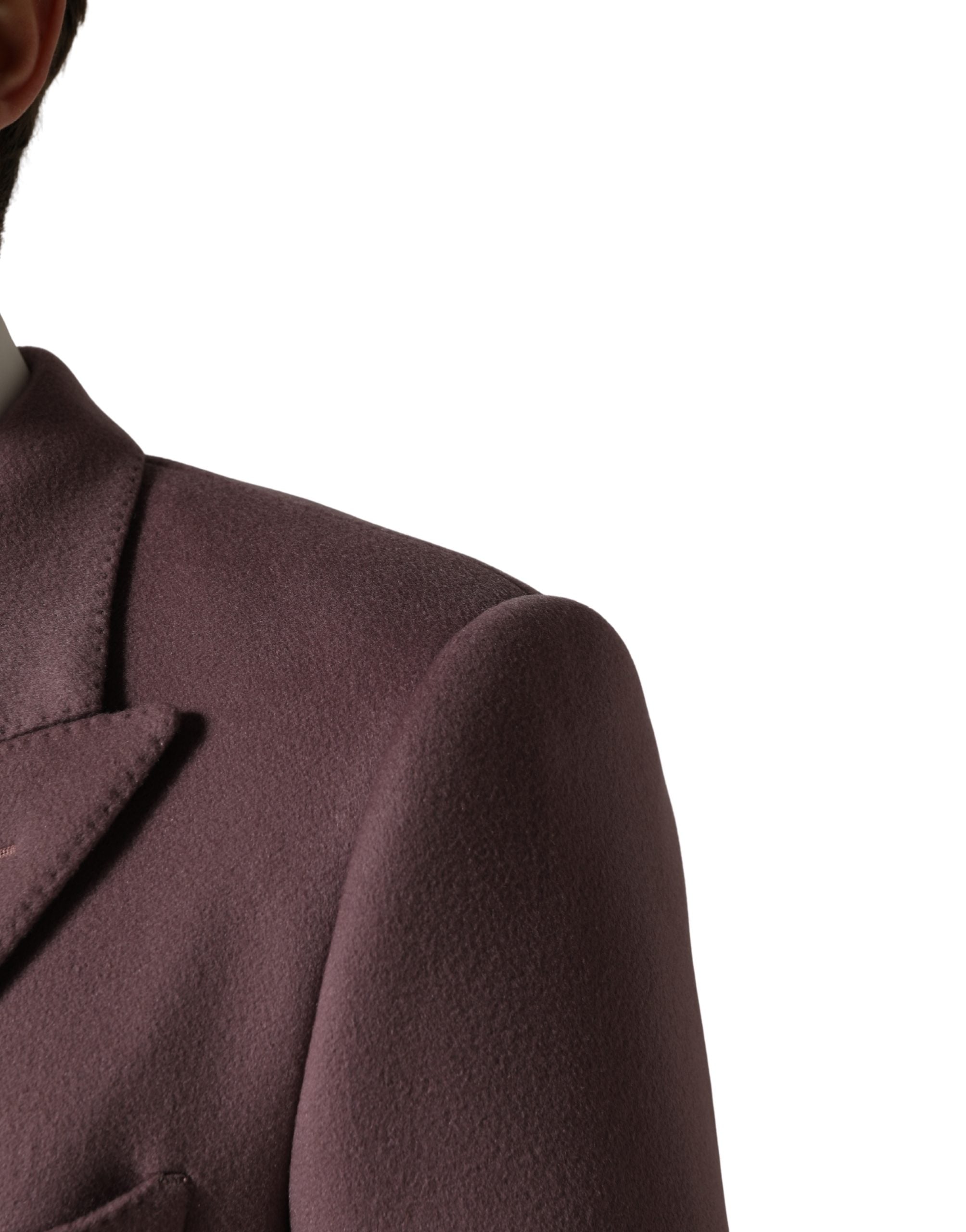 Dolce & Gabbana Brown Double Breasted Men Trench Coat Men's Jacket (Pre-Owned)