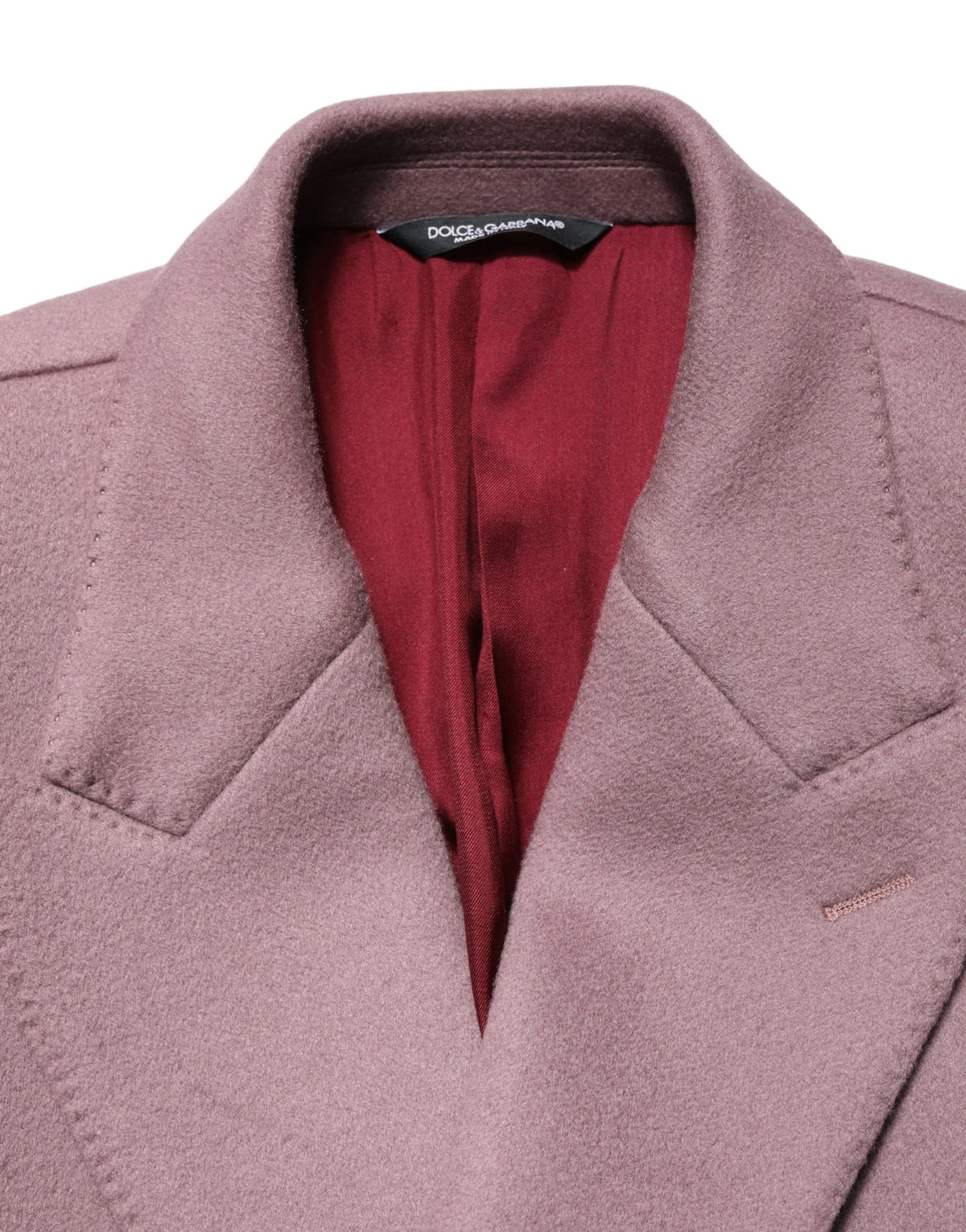 Dolce & Gabbana Brown Double Breasted Men Trench Coat Men's Jacket (Pre-Owned)