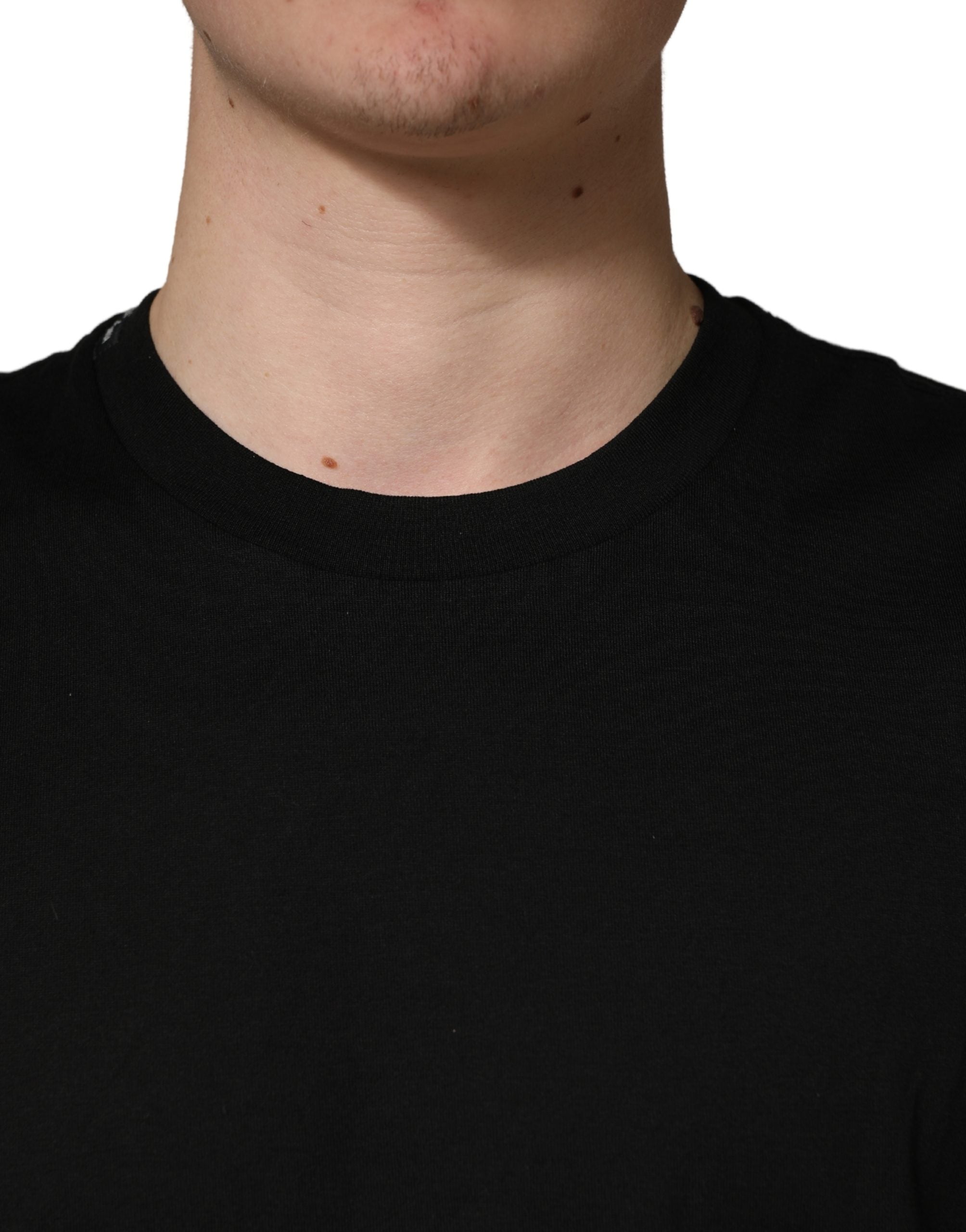 Dolce & Gabbana Black Crew Neck Sleeveless Tank Top Men's T-shirt (Pre-Owned)
