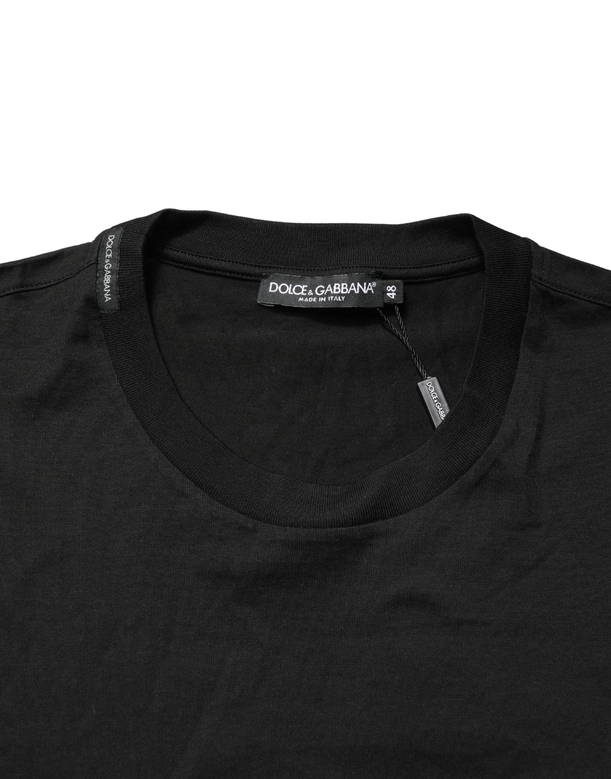 Dolce & Gabbana Black Crew Neck Sleeveless Tank Top Men's T-shirt (Pre-Owned)