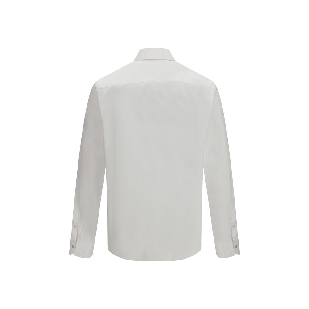 Valentino Garavani White Cotton Dress Men's Shirt