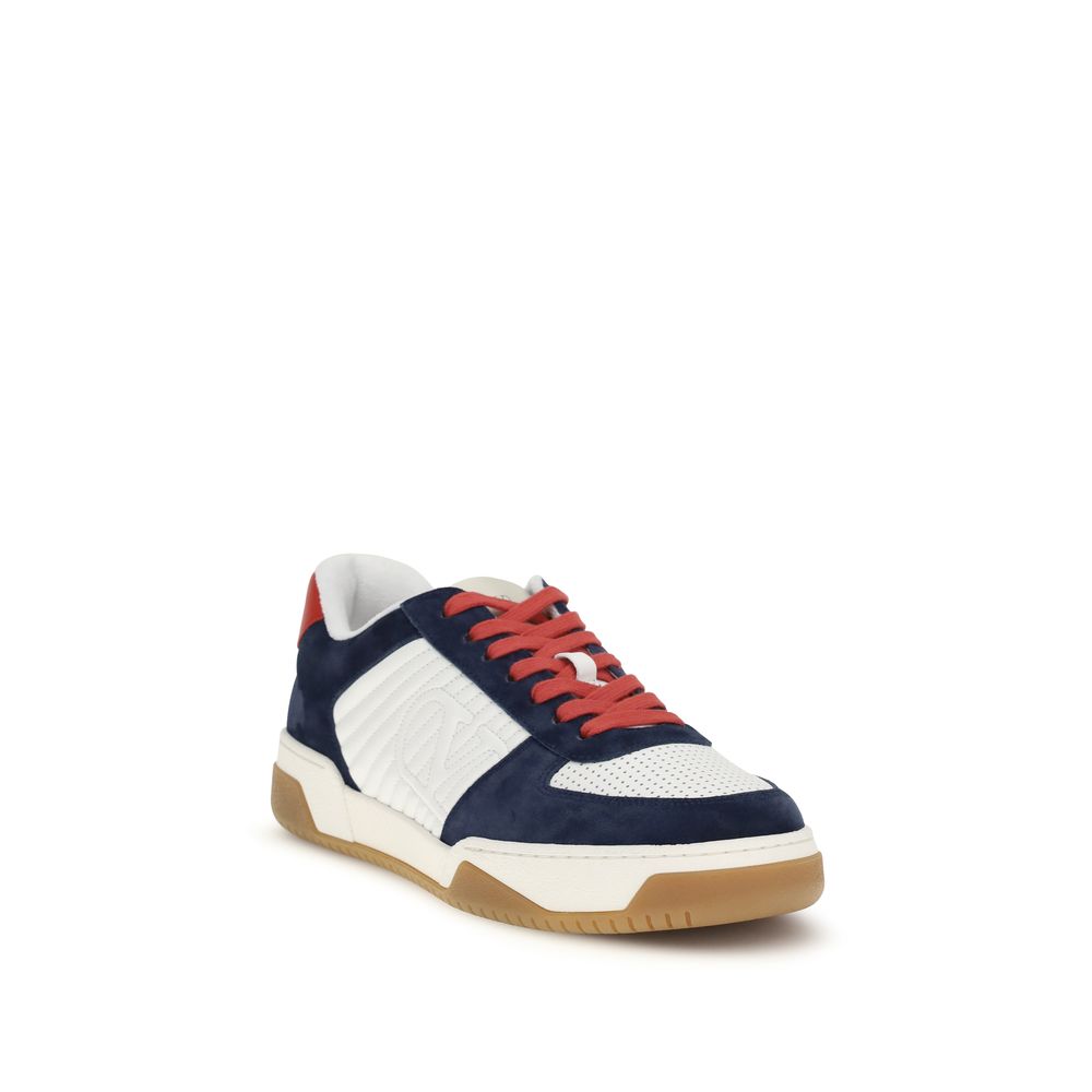 Valentino Garavani Multicolor Calf Leather Bos Taurus Athletic Men's Sneakers