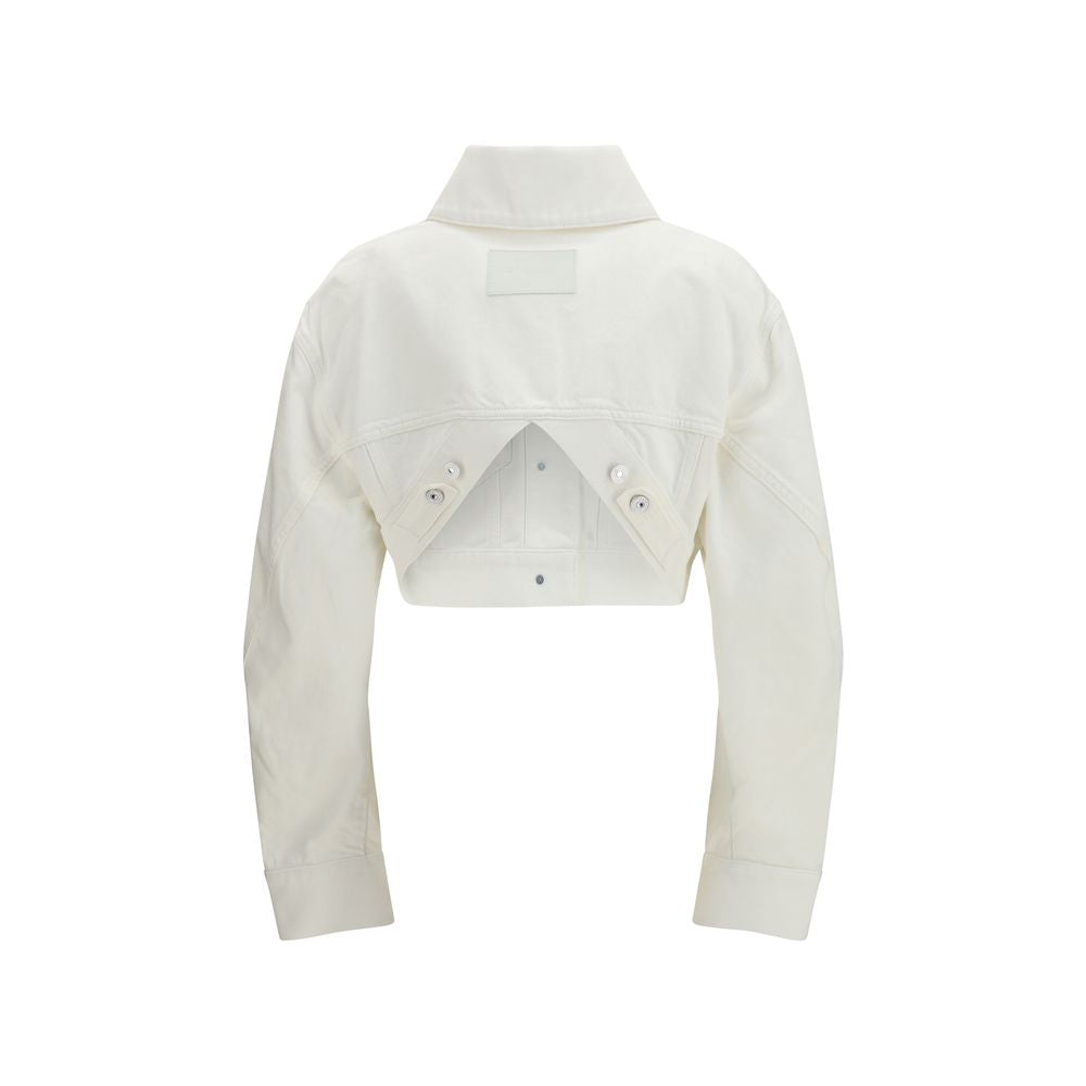 Givenchy White Cotton Denim Women's Jacket