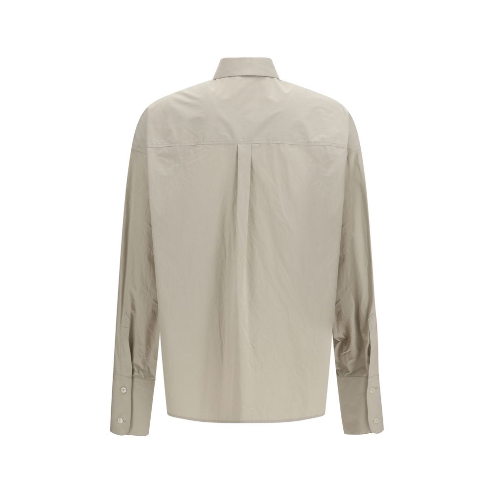 Dolce & Gabbana Beige Cotton Dress Men's Shirt