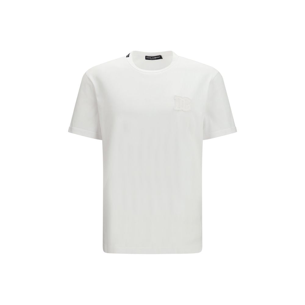 Dolce & Gabbana White Cotton Men's T-Shirt