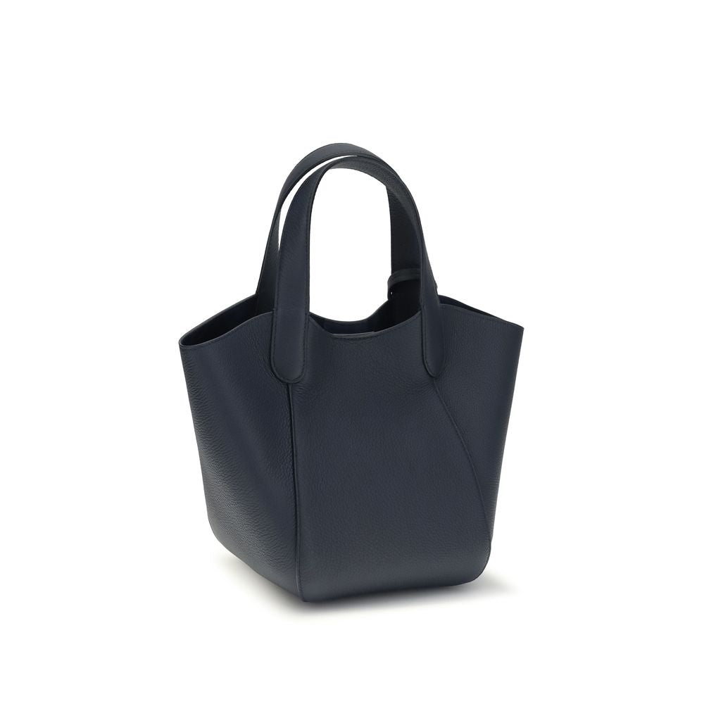 Giorgio Armani Blue Calf Leather Bos Taurus Women's Handbag