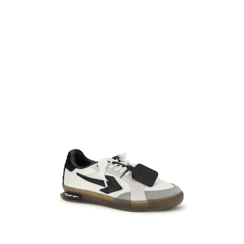 Off-White Multicolor Calf Leather Bos Taurus Low Top Men's Sneakers