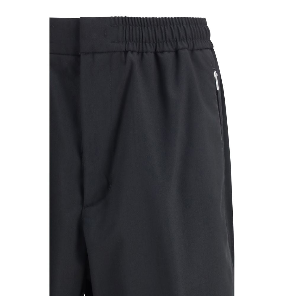 LAMINAR Black Polyester Men's Pants