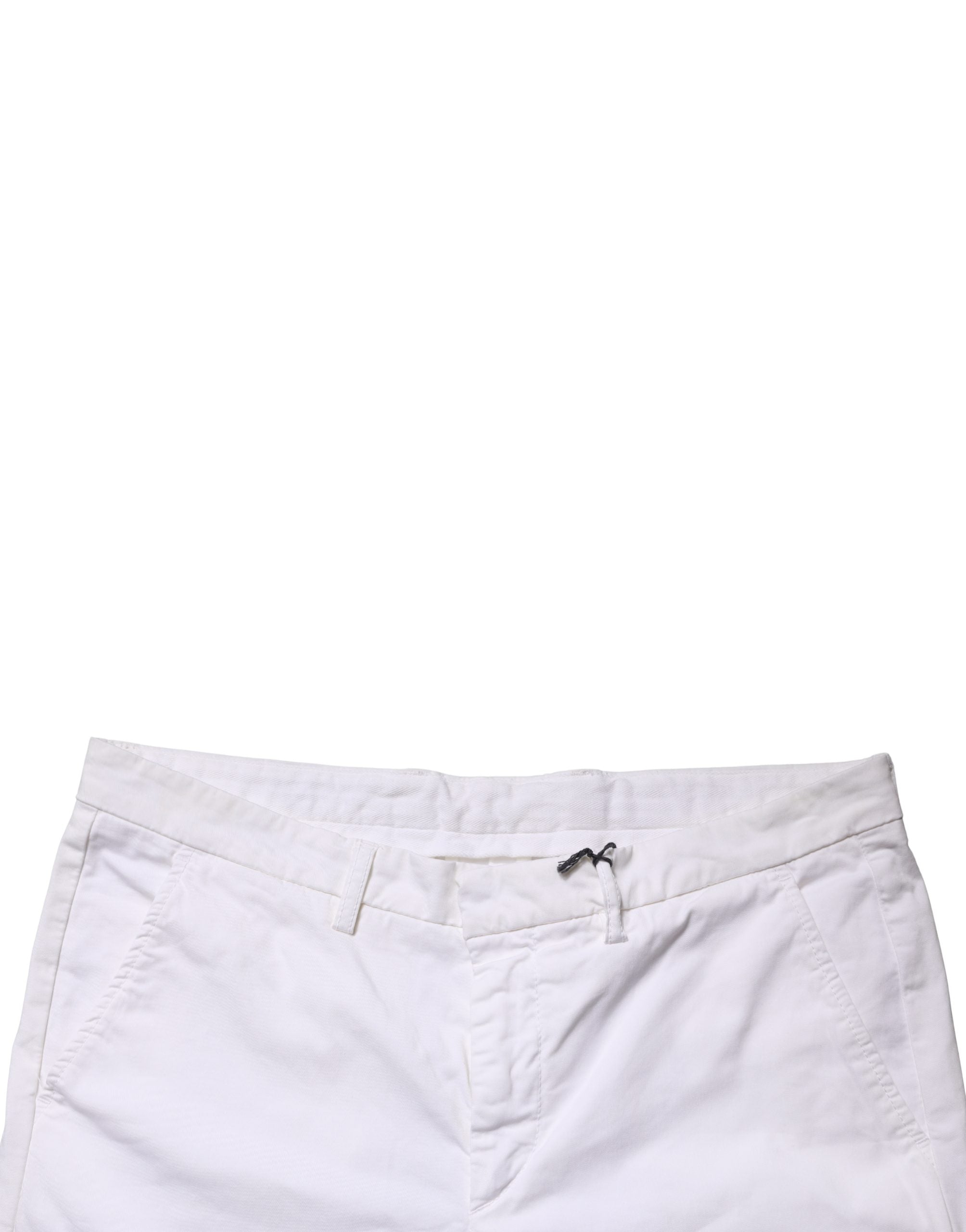 Kaos White Mid Waist Cotton Stretch Casual Men Trouser Men's Pants (Pre-Owned)