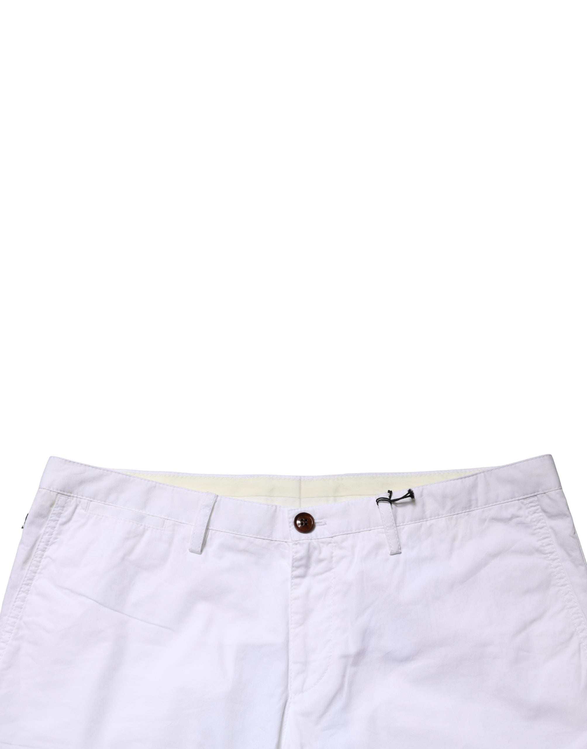 Hugo Boss White Mid Waist Skinny Chino Casual Trouser Men's Pants (Pre-Owned)