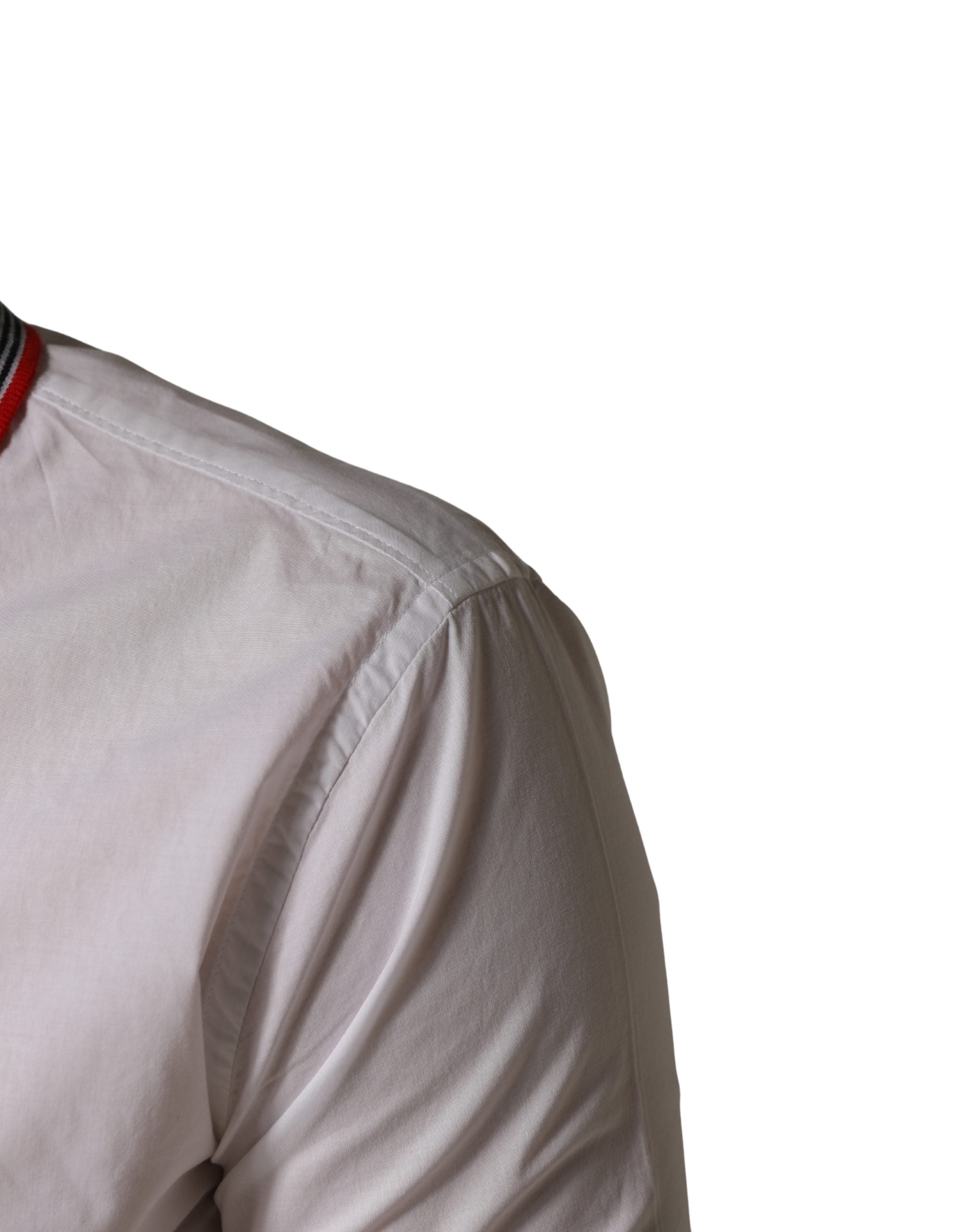 Daniele Alessandrini White Short Sleeves Button Down Men's Shirt (Pre-Owned)