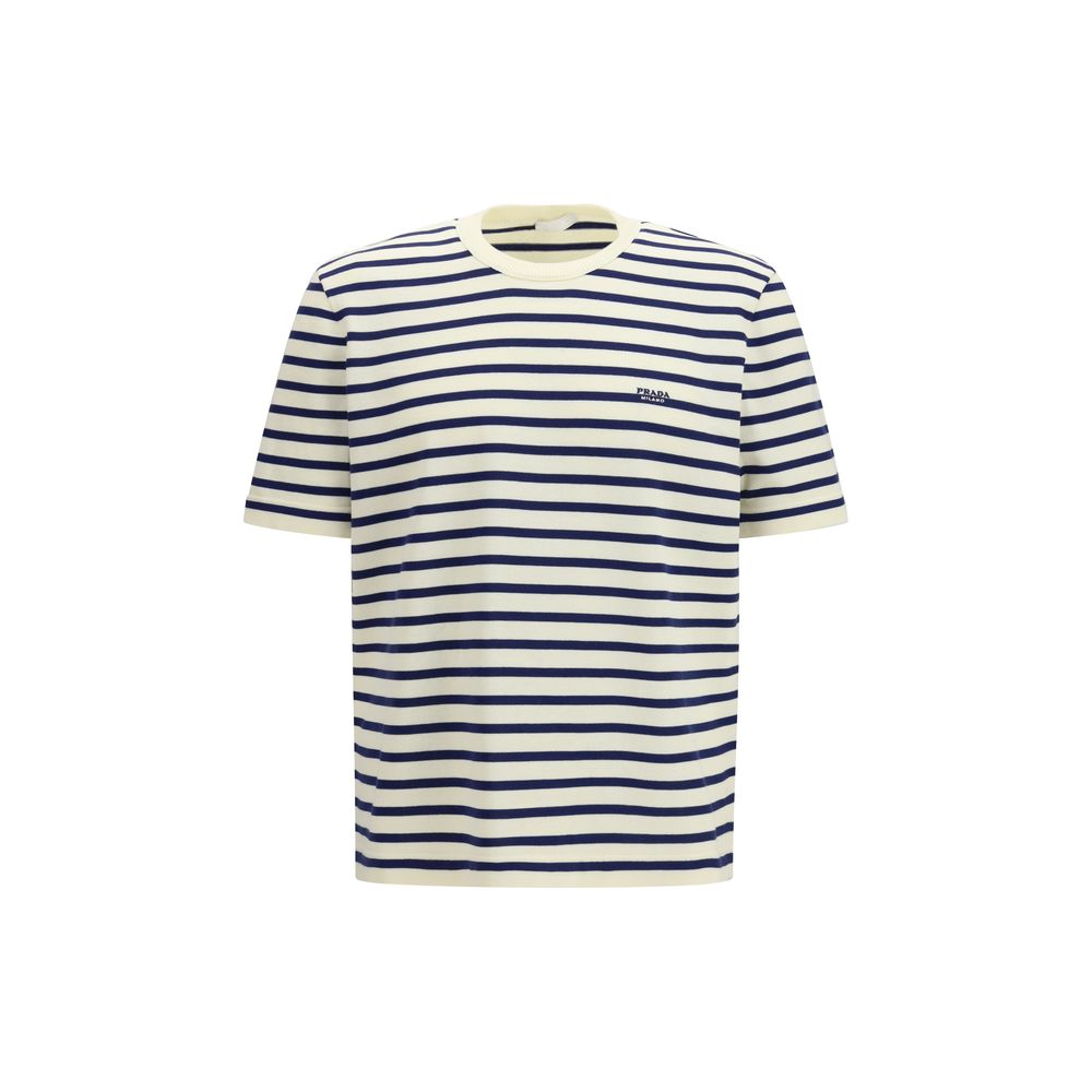 Prada Blue Cotton Men's Sweatshirt