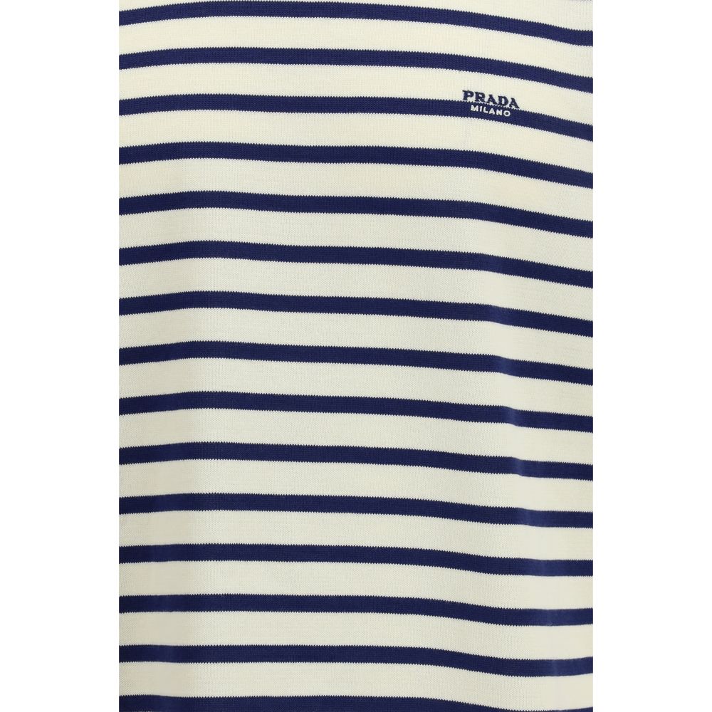 Prada Blue Cotton Men's Sweatshirt