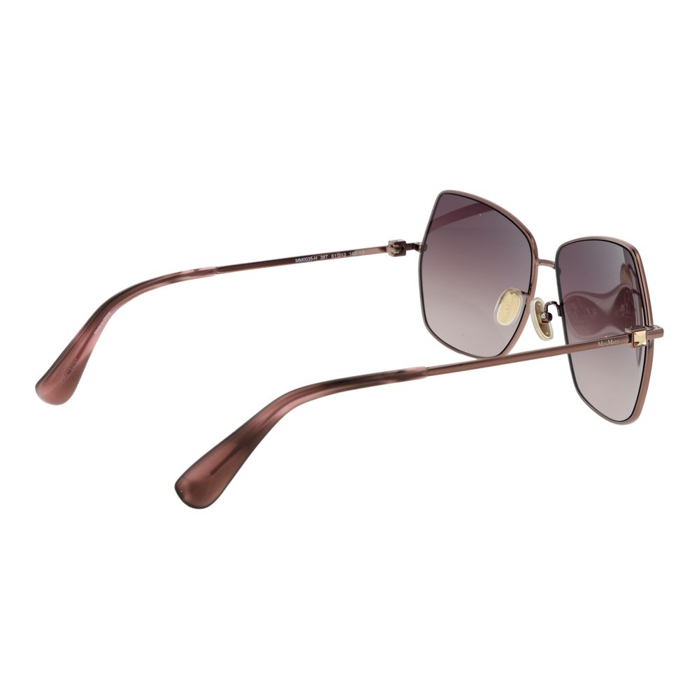 Max Mara Bronze Metal Women's Sunglasses