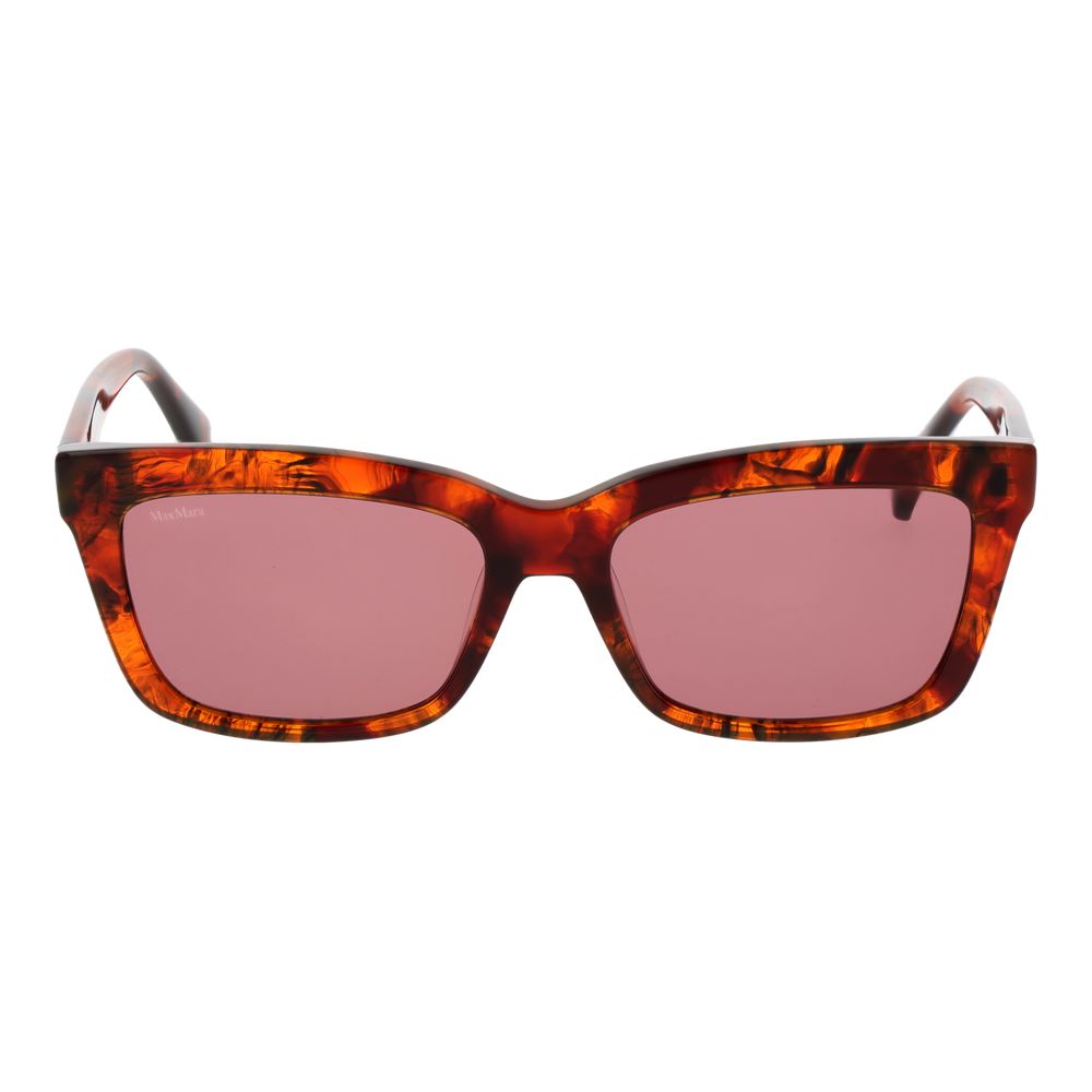 Max Mara Brown Plastic Women's Sunglasses