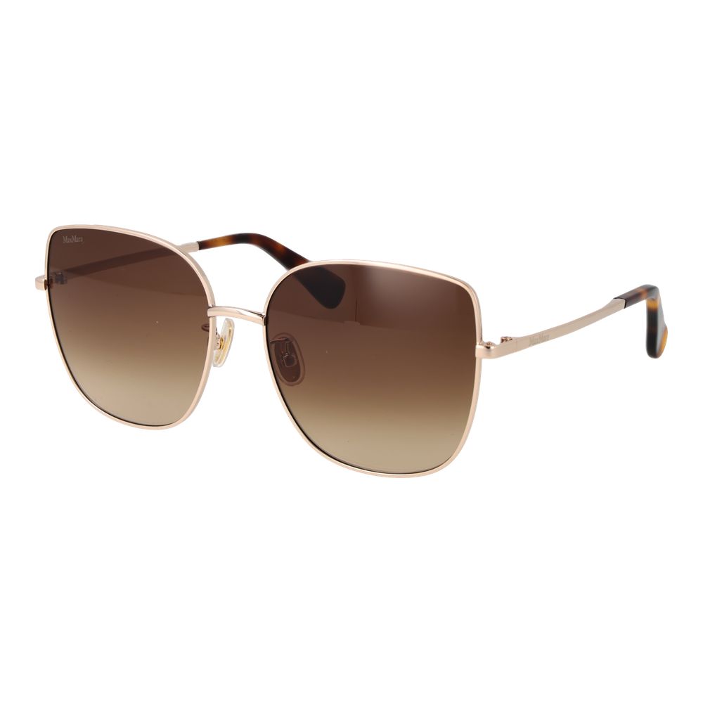 Max Mara Rose Gold Metal Women's Sunglasses